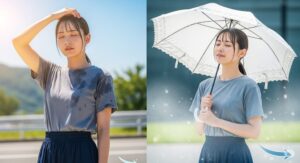 日傘をさすと何度下がる?実際の温度差