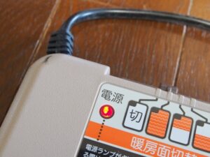 温度設定は必ず「弱」か「中」