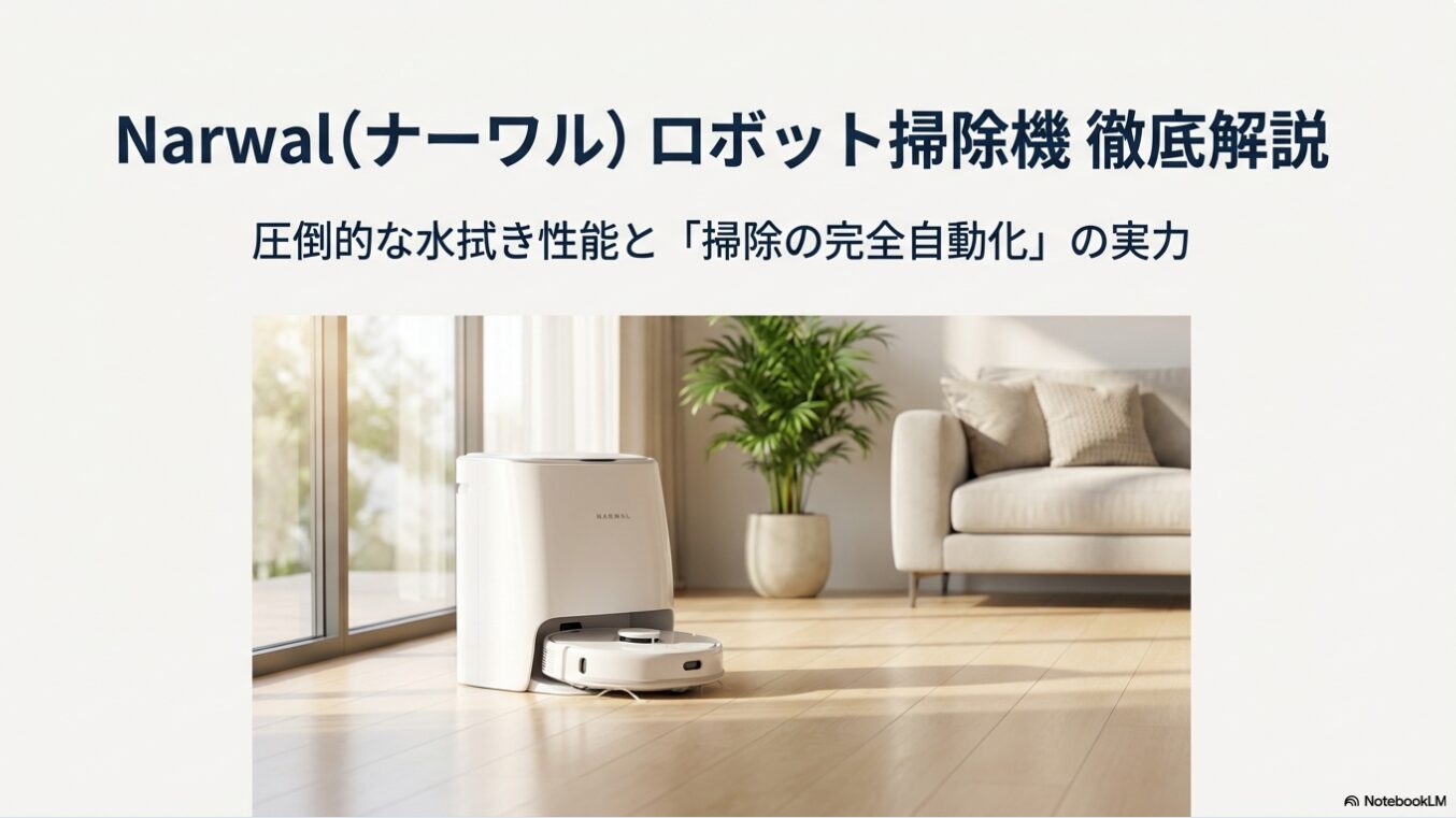 Narwal（ナーワル）ロボット掃除機の徹底解説スライドの表紙画像