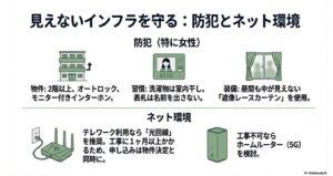 女性向けの防犯物件選びと、光回線・ホームルーターの導入タイミングの解説